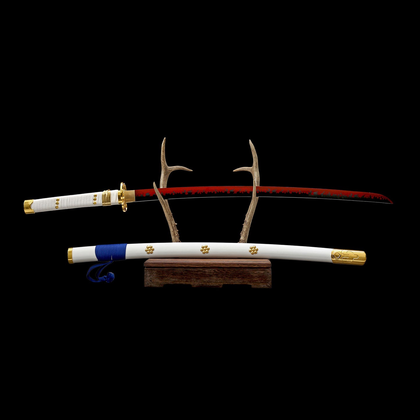Kozuki Oden Ame no Habakiri Katana Carbon Steel Samurai Sword For Collection