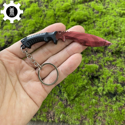 Tiny Kukri Knife Slaughter And Forest DDPAT Skin Keychain