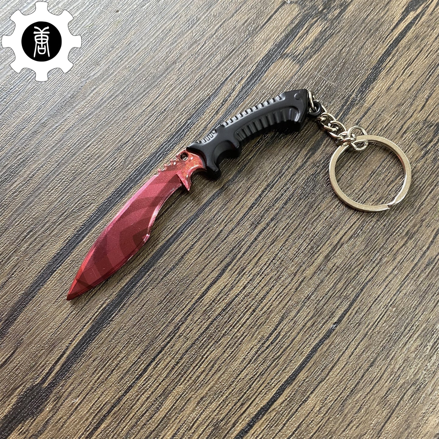 Tiny Kukri Knife Slaughter And Forest DDPAT Skin Keychain