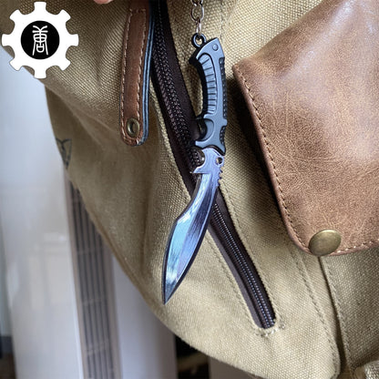 Tiny Kukri Knife Slaughter And Forest DDPAT Skin Keychain