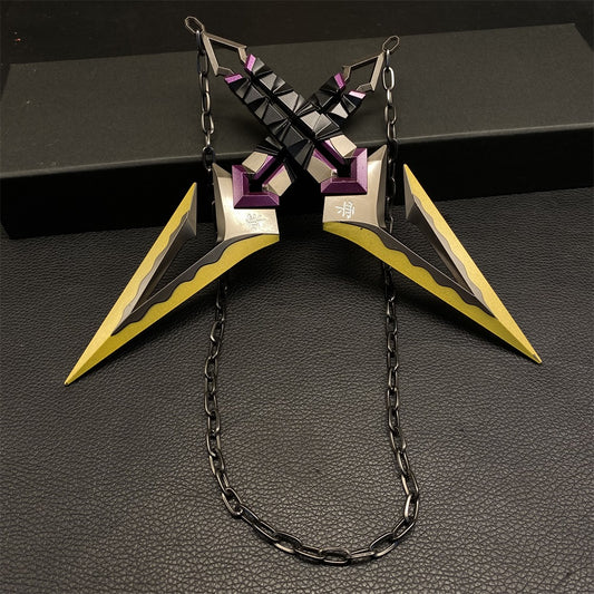 Kuronami No Yaiba Purple Melee Metal Props USA Stock