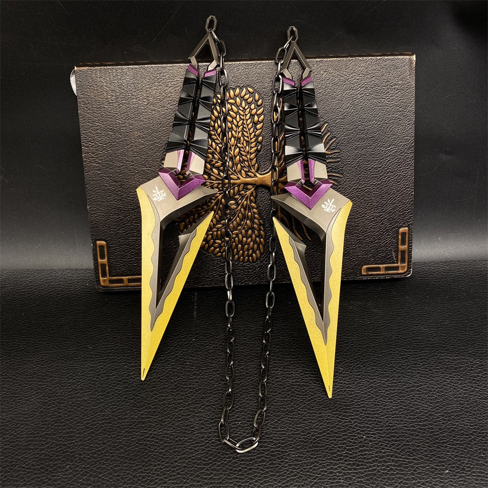 Kuronami No Yaiba Purple Melee Metal Props USA Stock