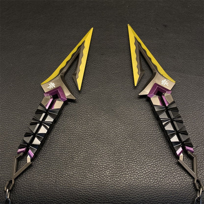 Kuronami No Yaiba Purple Melee Metal Props USA Stock