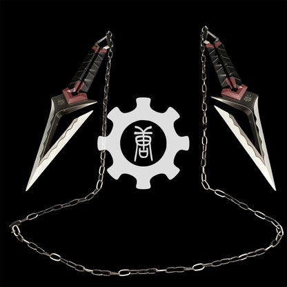 Metal Kuronami no Yaiba Life Size Kuronami Kunai Replica - Dull Blade Collectibles