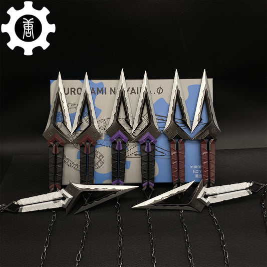 Metal Kuronami no Yaiba Life Size Kuronami Kunai Knife Most Accurate Replica