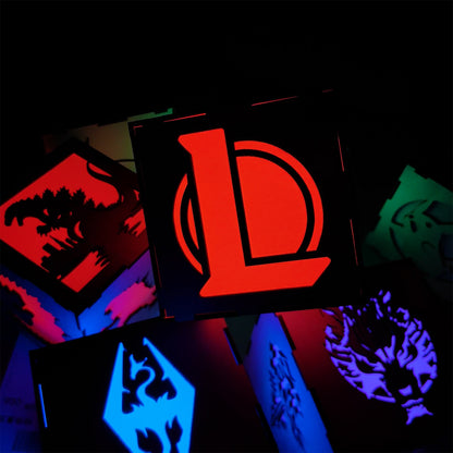 LOL Inspired Neon Night Light Room Decor