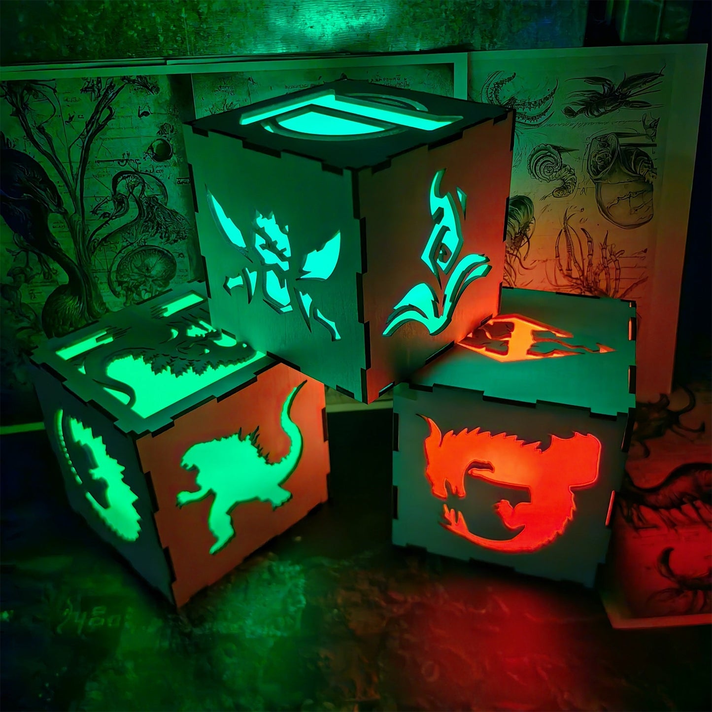 LOL Inspired Neon Night Light Room Decor