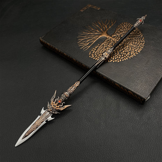 Famous Anime Guardian Of The Land Spear Metal Replica