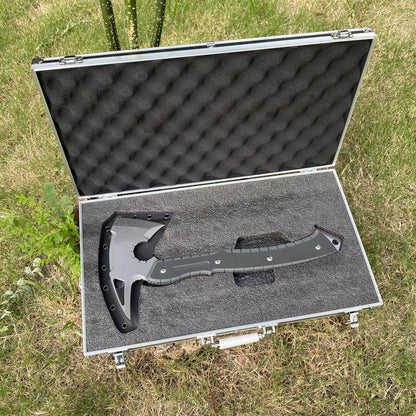 Handmade 8Cr Steel Re9 Leon Tactical Axe 40CM / 15.7" Full Scale Leon Hatchet For Collection