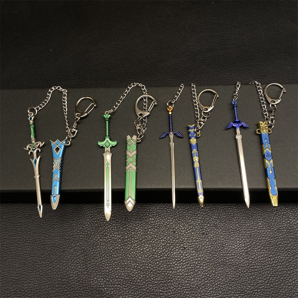 Mini Link Master Sword 4 In 1 Pack  Metal Props USA Stock