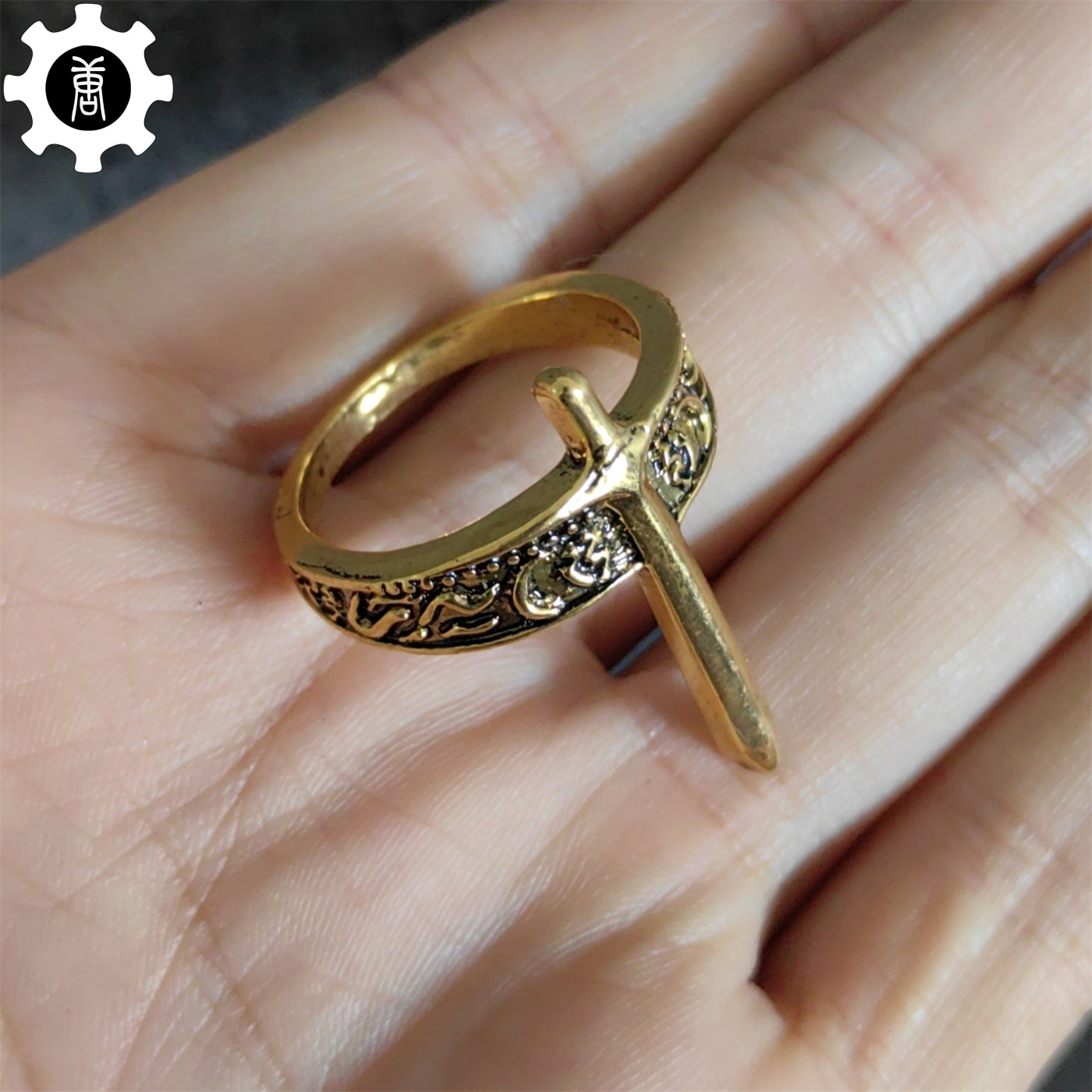 Lloyd's Sword Ring Alloy Punk Ring Game Craft Gift – Leones