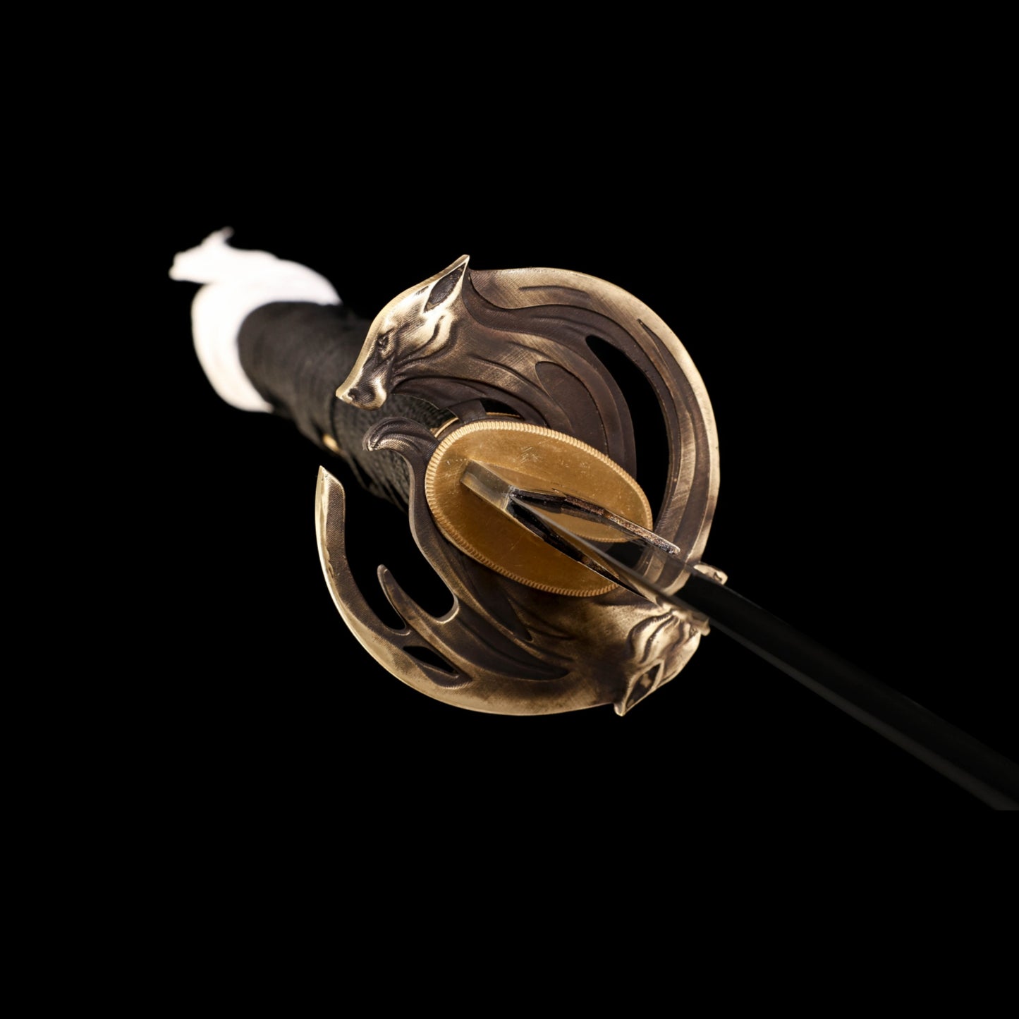 Atsu Wolf Blade Samurai Katana T10 Steel IRL Replica