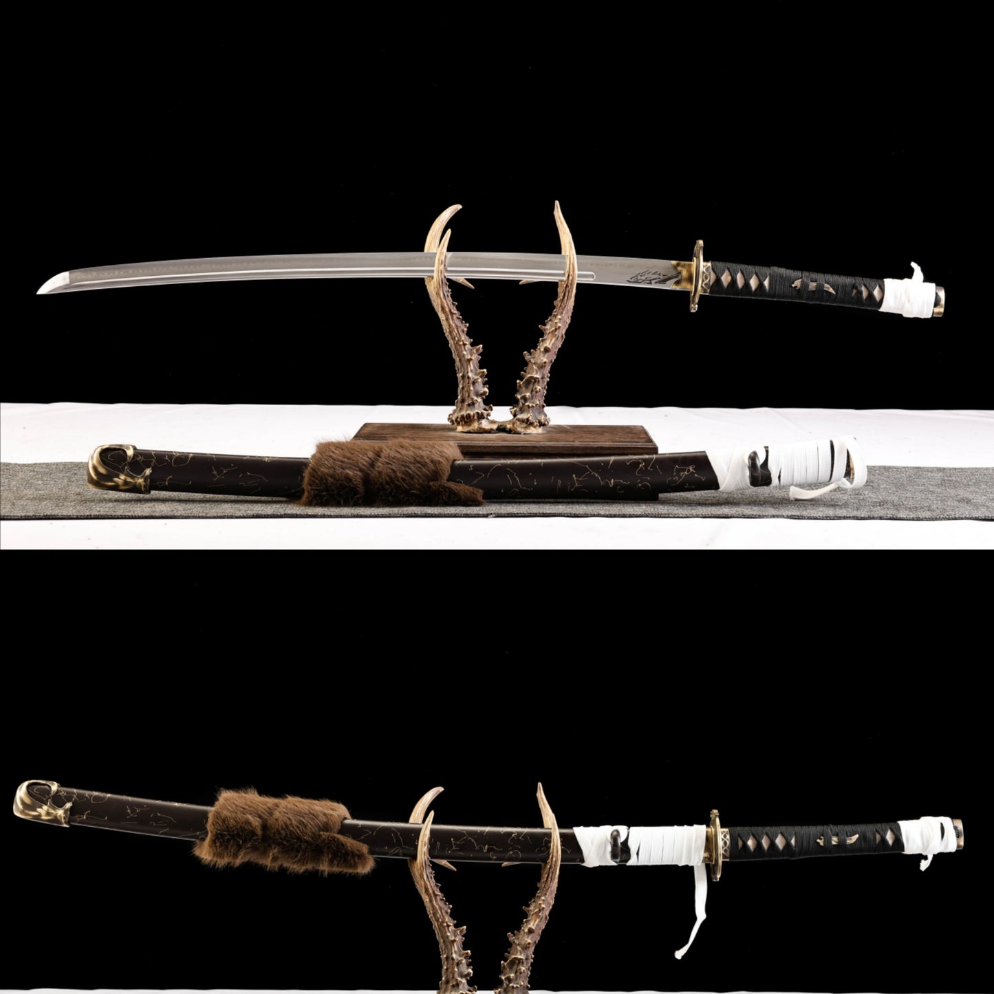 Atsu Wolf Blade Samurai Katana T10 Steel IRL Replica