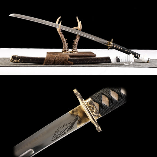 Atsu Wolf Blade Samurai Katana T10 Steel IRL Replica