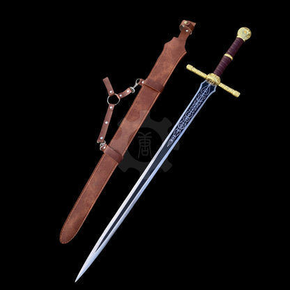 Lordsworn's Straight Sword Life-Size Metal Replica