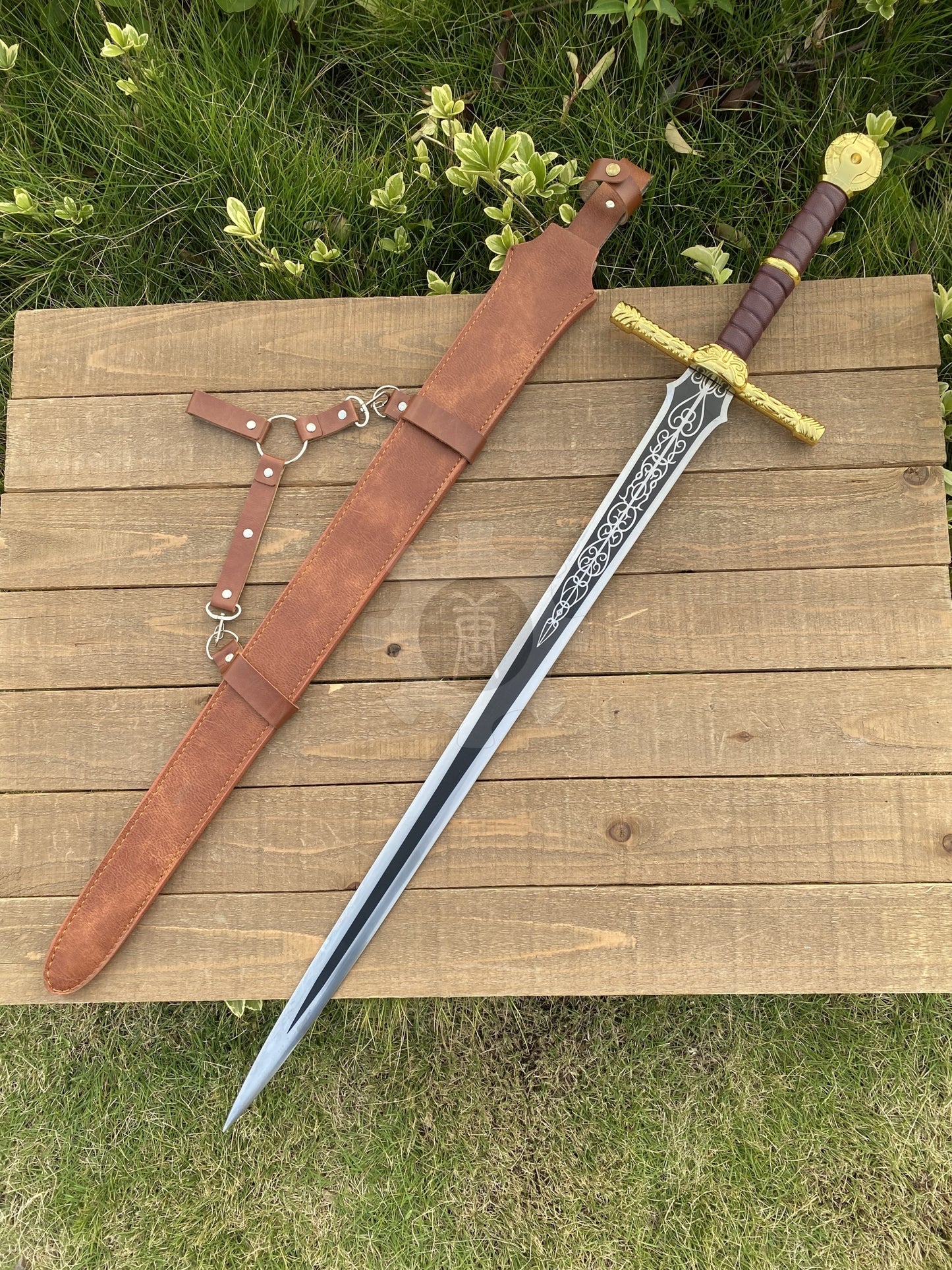 Lordsworn's Straight Sword Life-Size Metal Replica