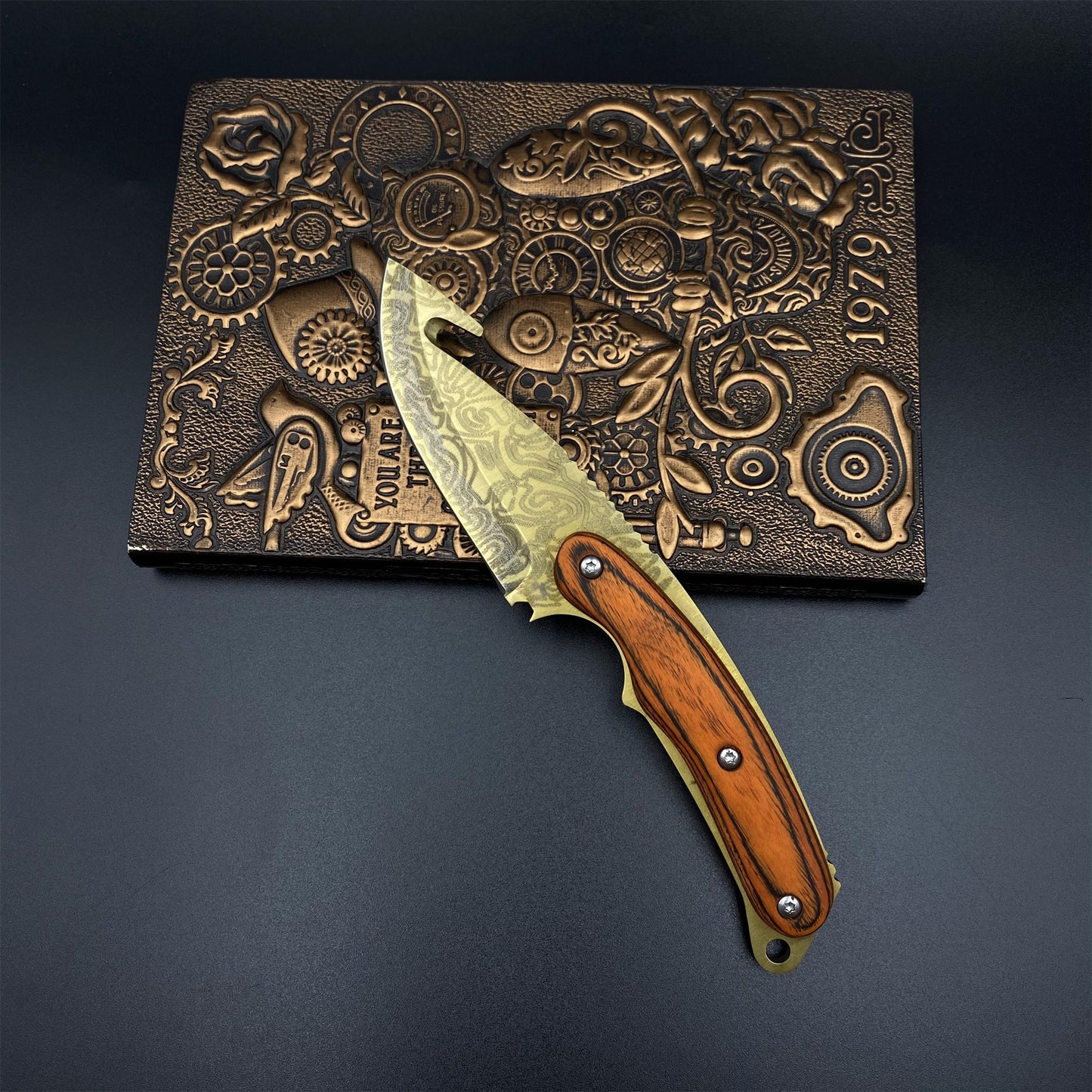 420 Steel CS Lore Skin Gut Knife Outdoor Camping Knife For Collection