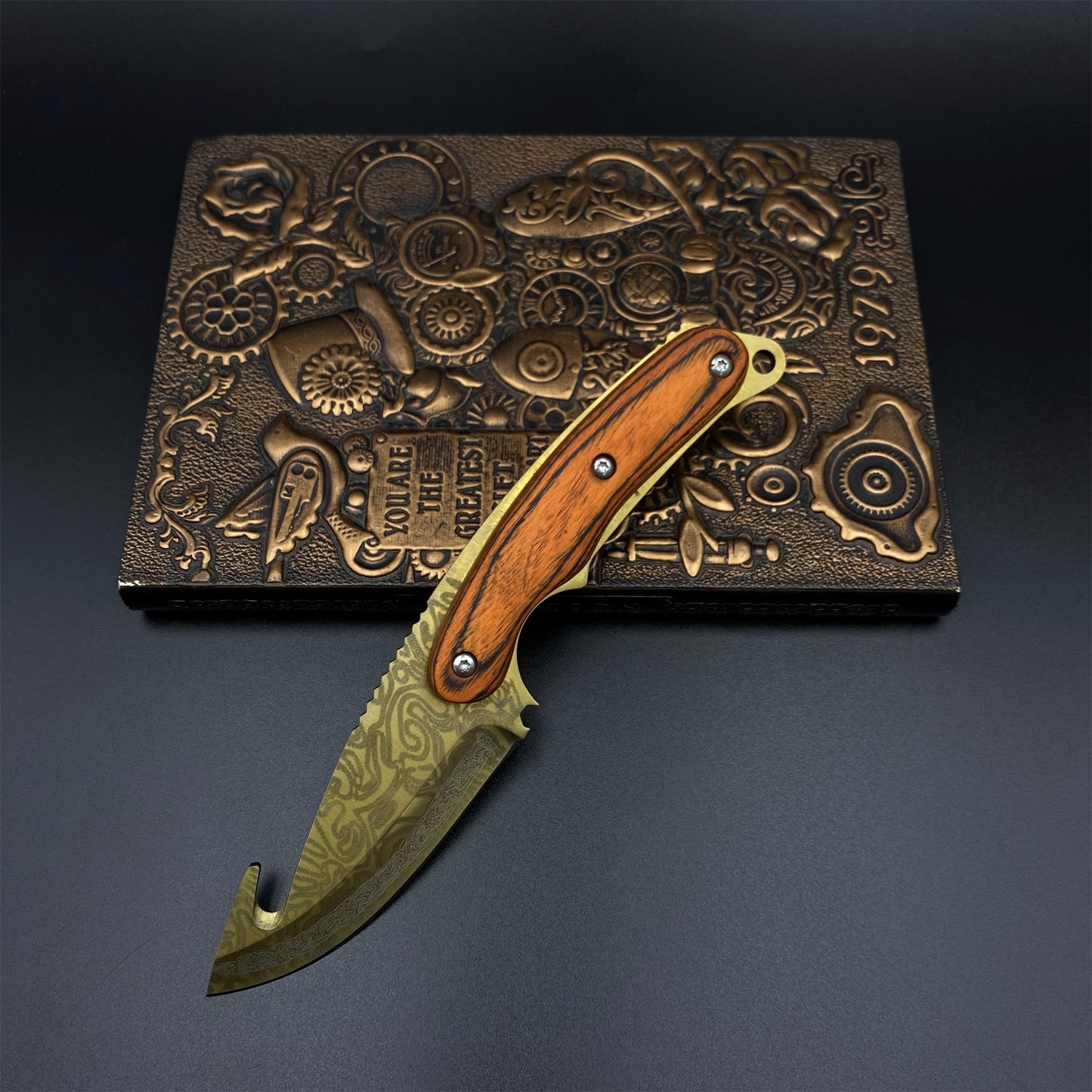 420 Steel CS Lore Skin Gut Knife Outdoor Camping Knife For Collection