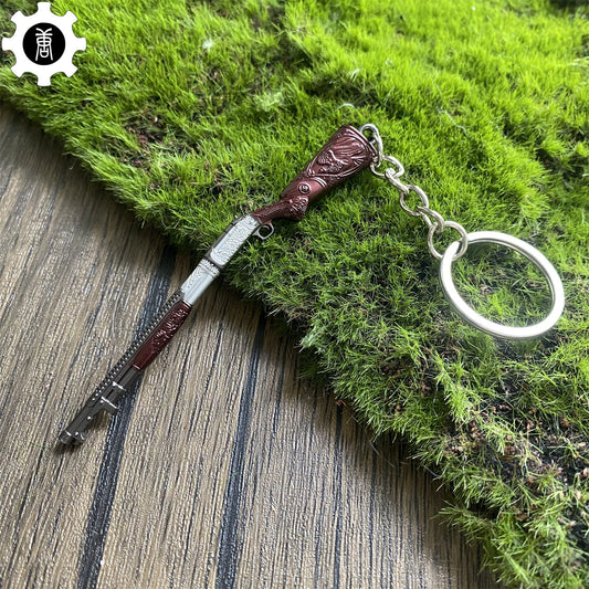Tiny M1897 Gun Model RE Metal Keychain