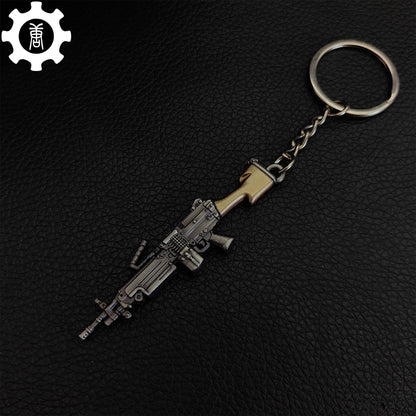 5 in 1 World Famous Machine Gun Keychain