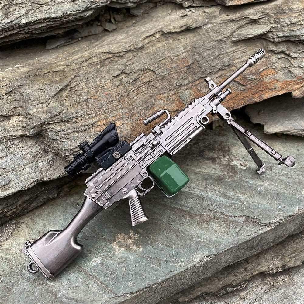 M249 Metal Miniature Gun Model 16.5CM/6.5"