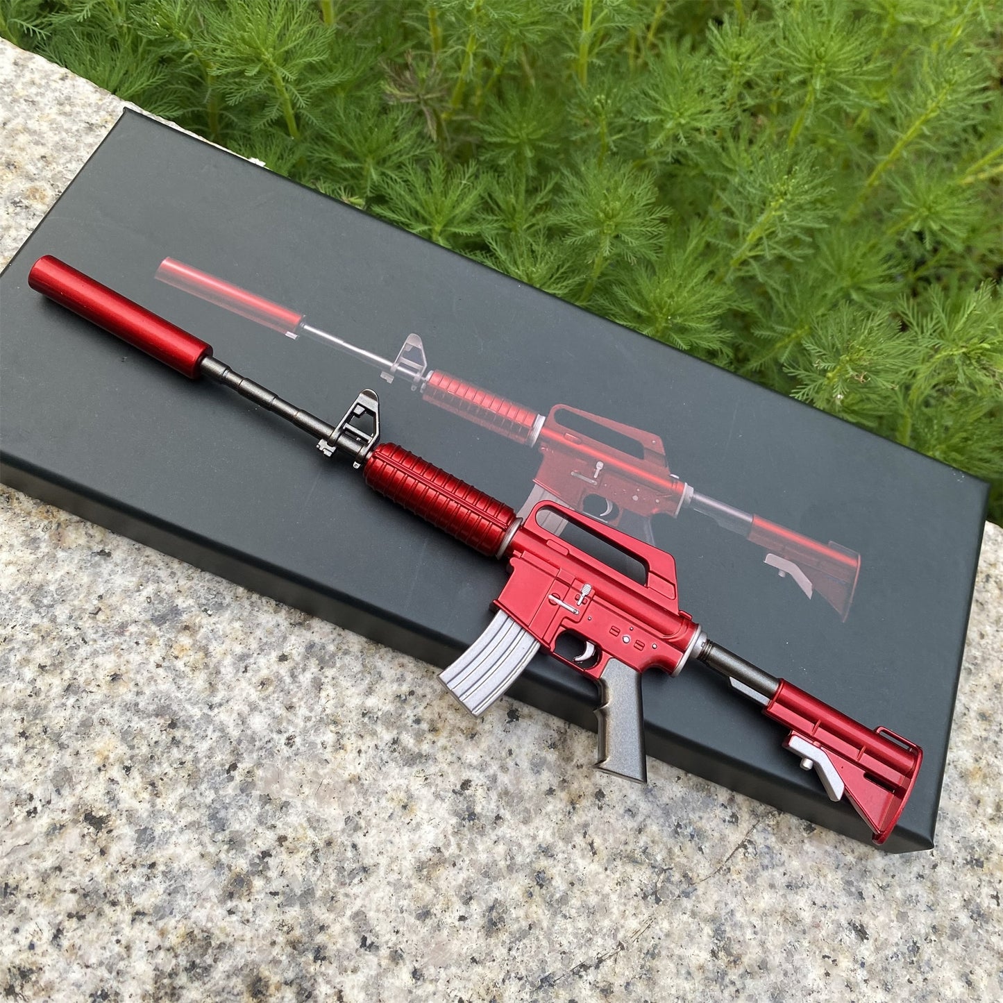 CSGO M4A1-S Red Hod Metal Tiny Gun