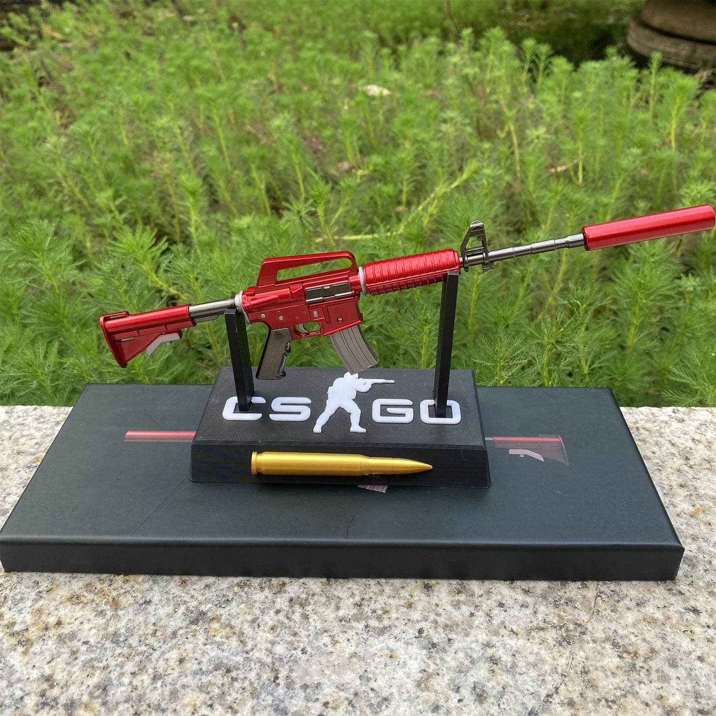 CSGO M4A1-S Red Hod Metal Tiny Gun