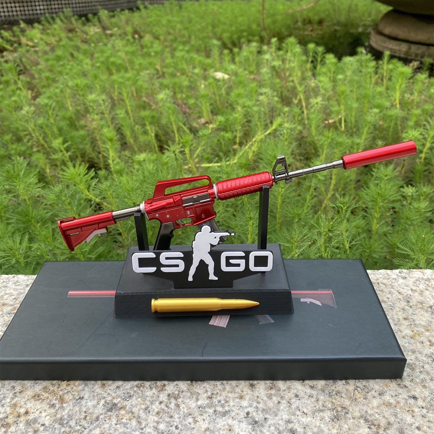 CSGO M4A1-S Red Hod Metal Tiny Gun