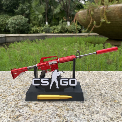 CSGO M4A1-S Red Hod Metal Tiny Gun