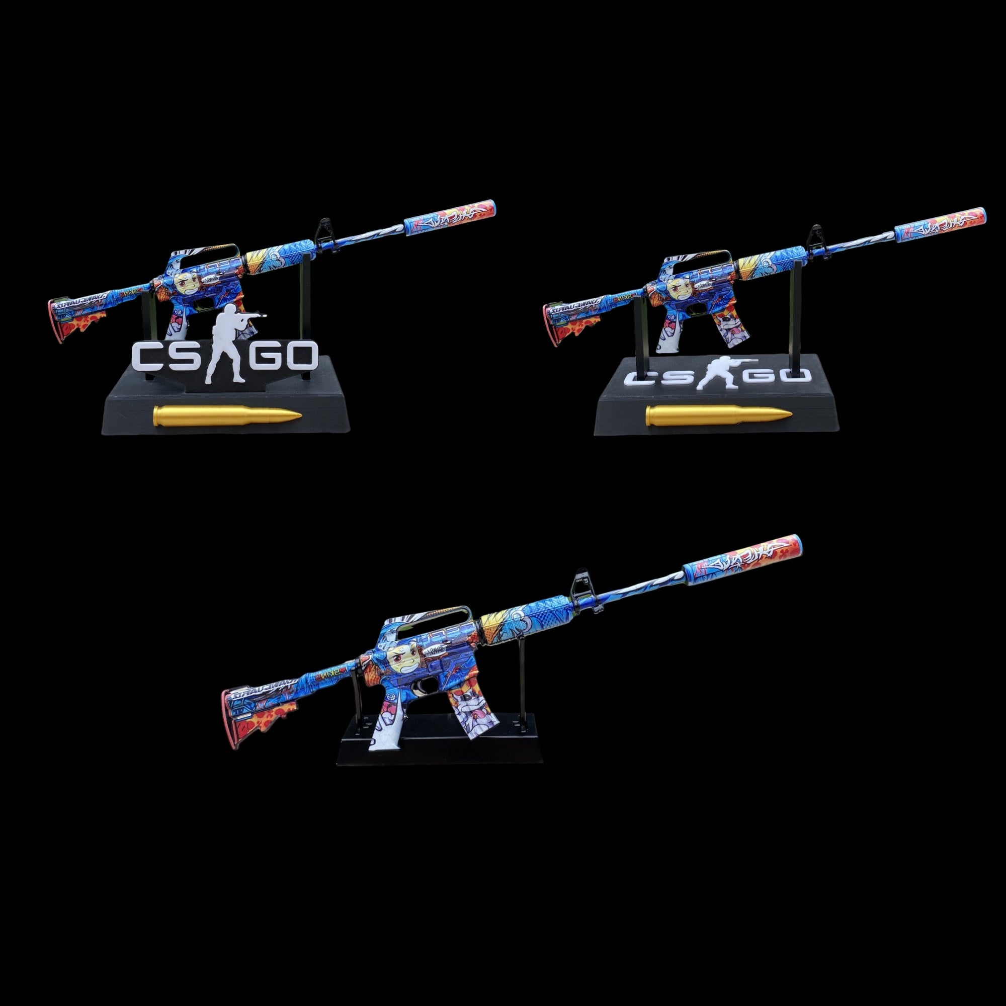 CSGO M4A1-S Player Two Metal Tiny Gun – Leones Marvelous Items