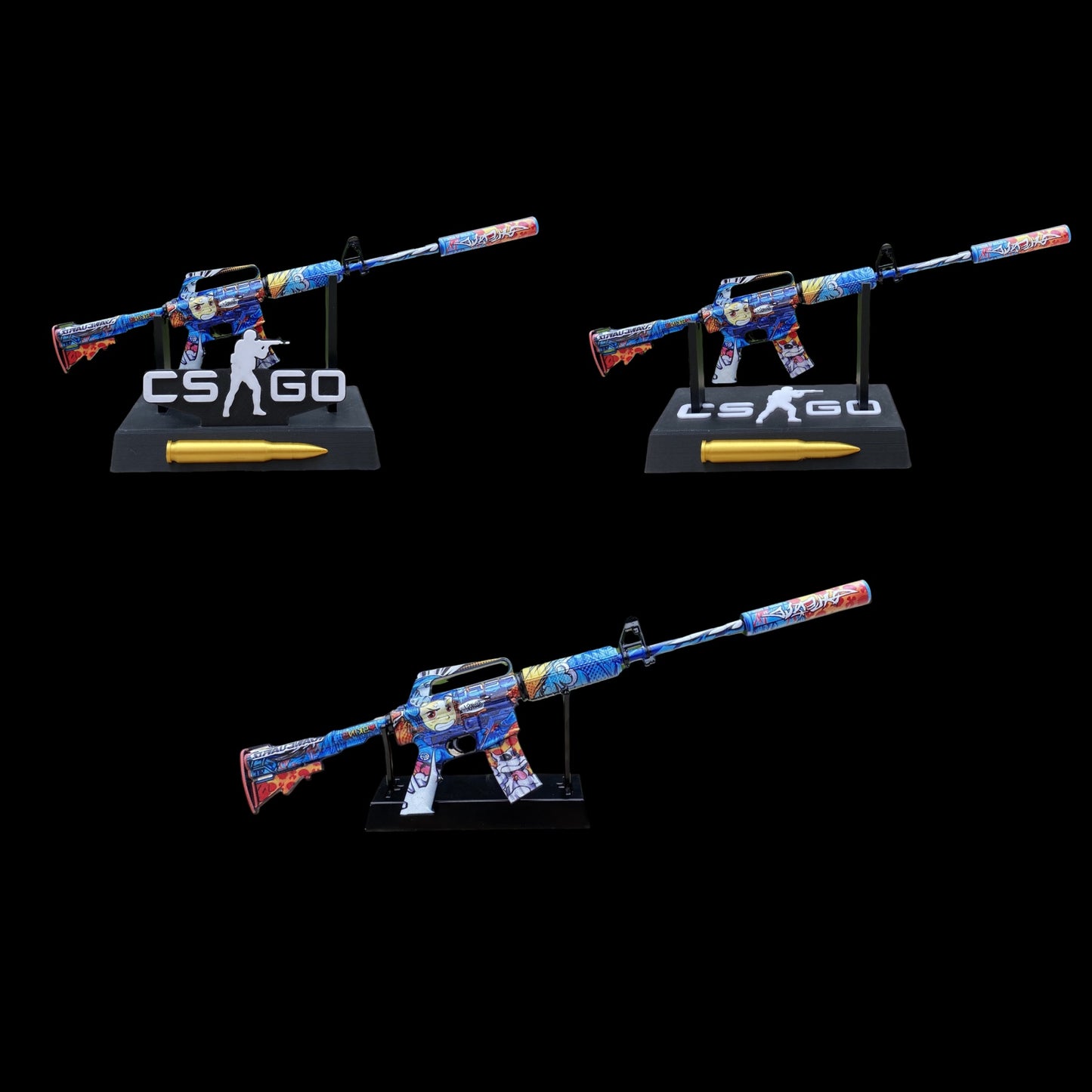 CSGO M4A1-S Player Two Metal Tiny Gun