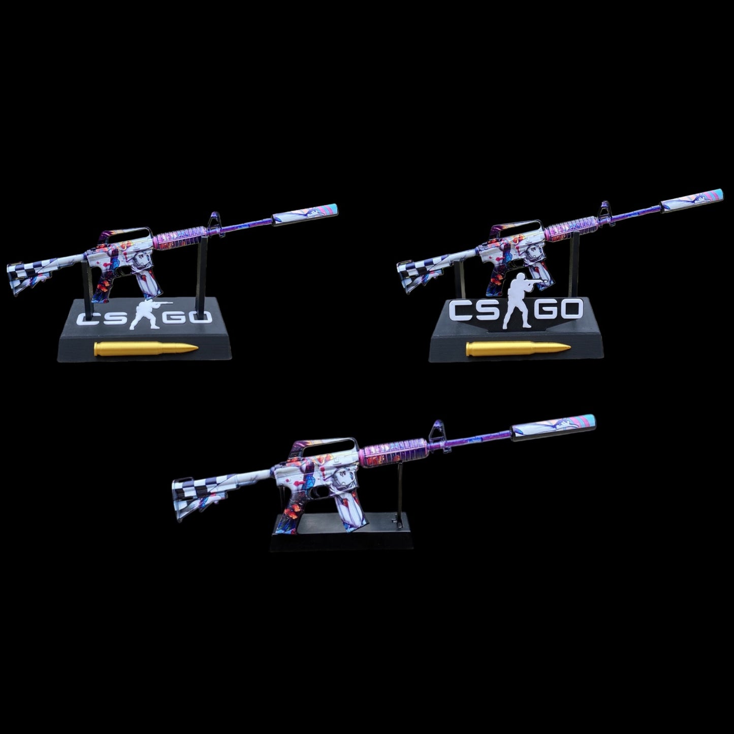 CSGO M4A1-S Vaporwave Metal Tiny Gun