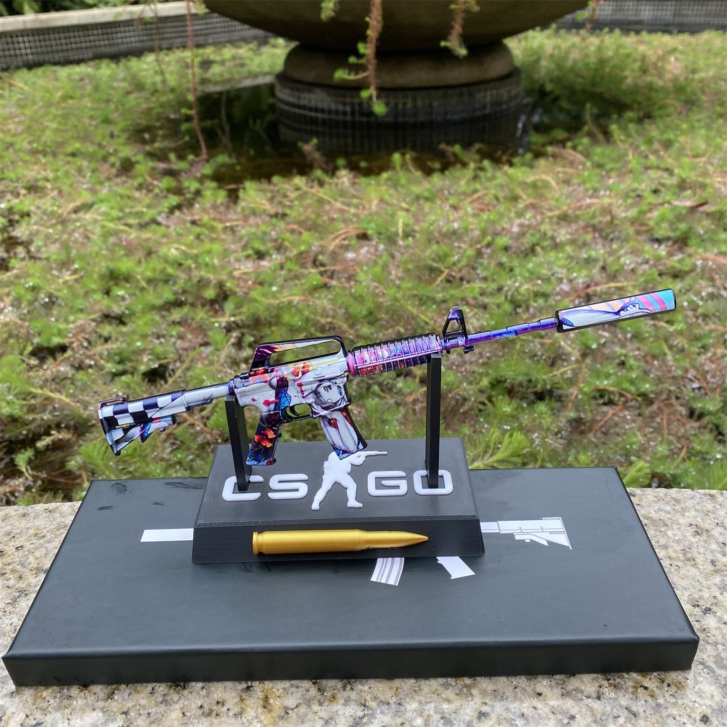 CSGO M4A1-S Vaporwave Metal Tiny Gun