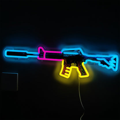 Customized CSGO Rare Skin M4A1-S Neon Light Wall Decor
