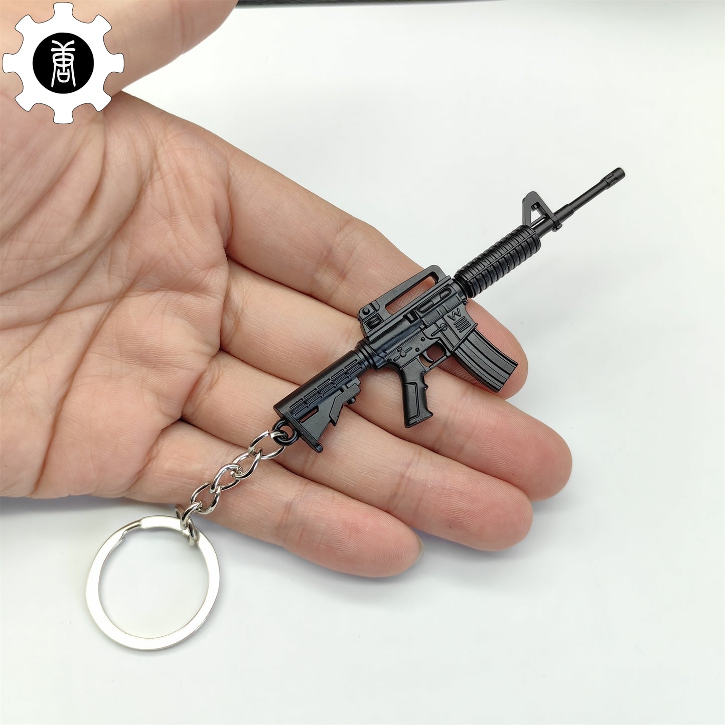 Assault Rifle Keychain Mini M4A1 Assault Rifle Metal Keychain – Leones Marvelous Items