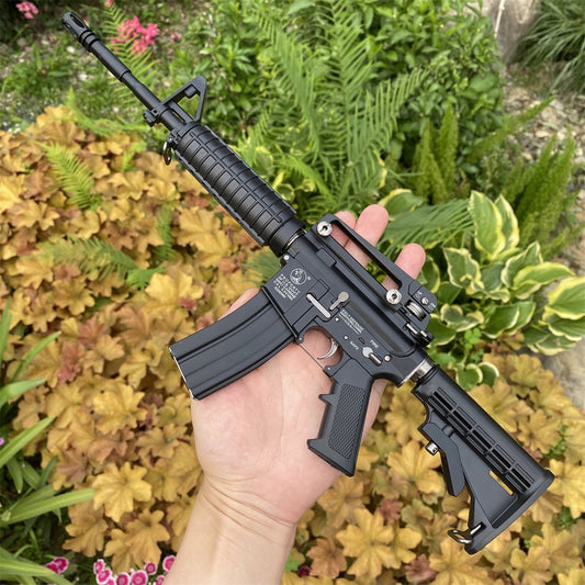 M4A1 1:2.05 Gun Replica Highly-Detailed M4A1 Miniature Alloy Model Gun 40CM/15.7''