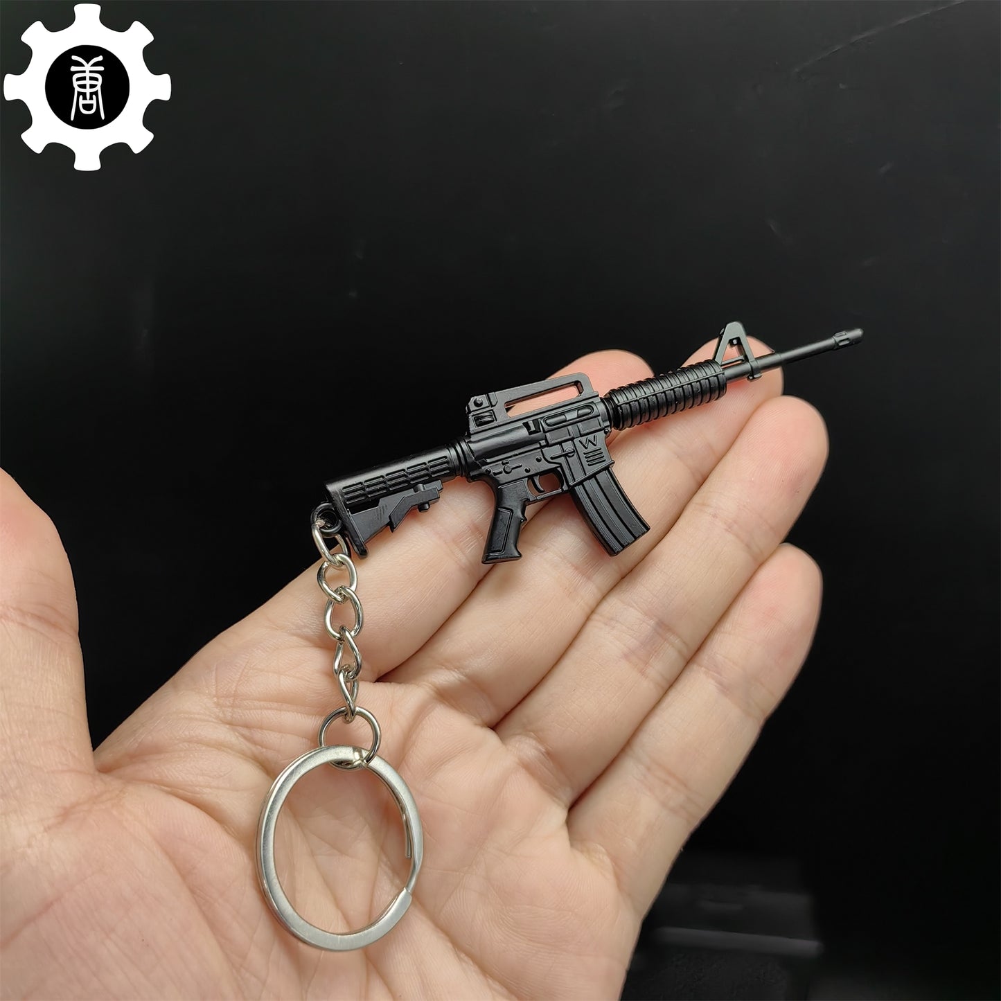 Assault Rifle Keychain Mini M4A1 Assault Rifle Metal Keychain – Leones Marvelous Items
