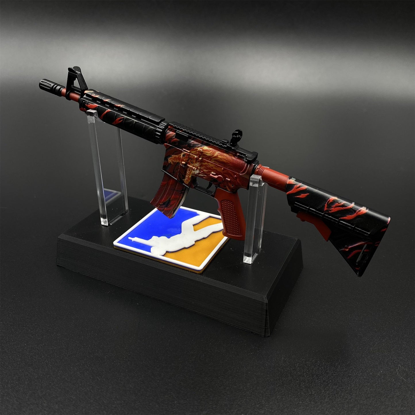Metal Tiny CS M4A4 Howl Gun Miniature For Collection