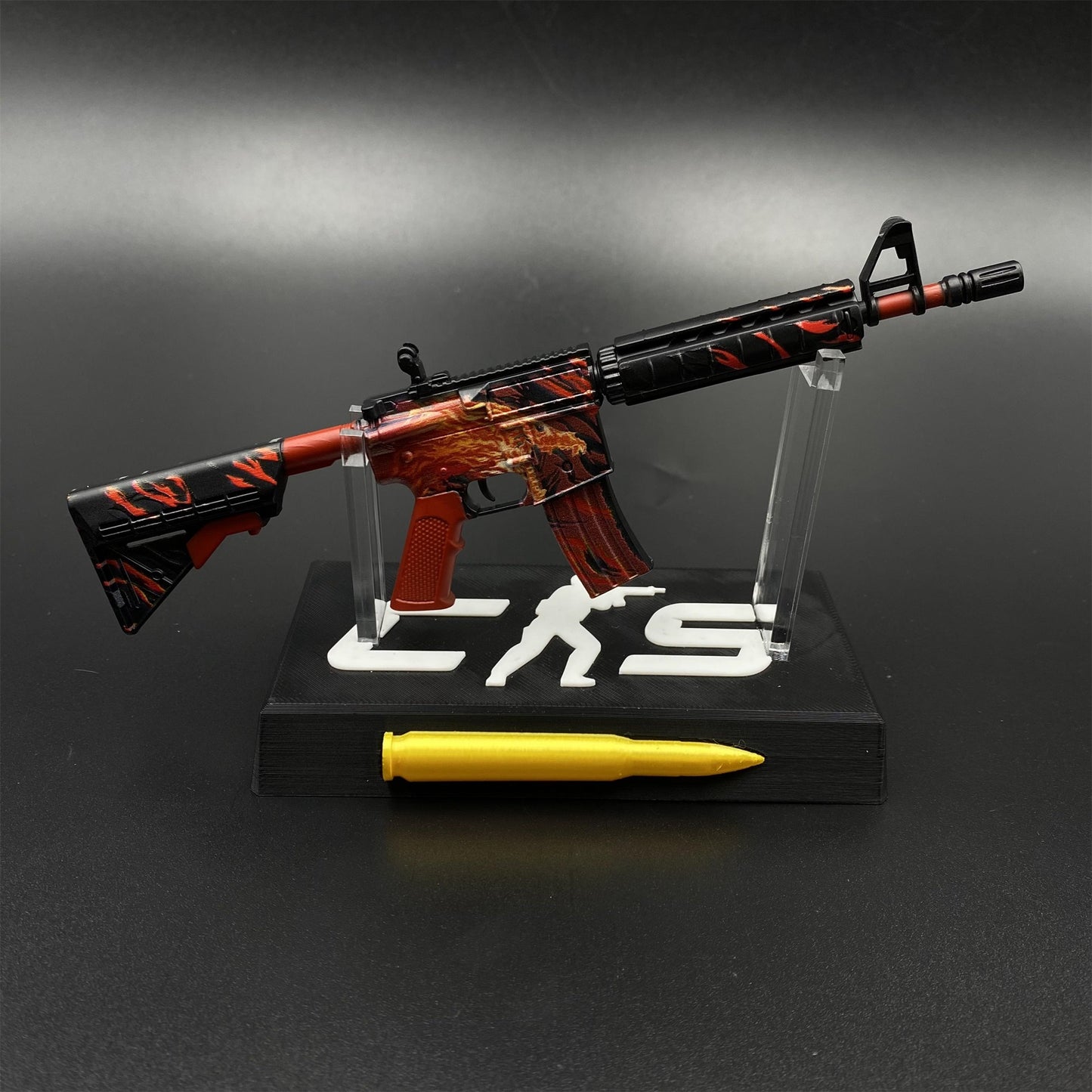 Metal Tiny CS M4A4 Howl Gun Miniature For Collection