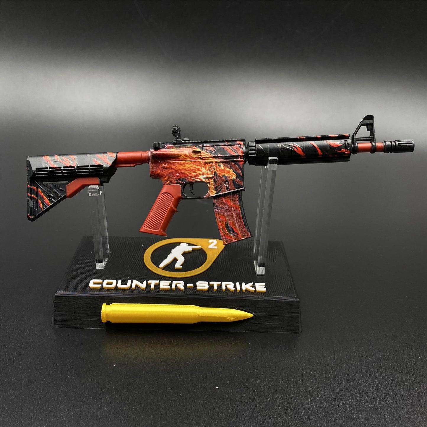 Metal Tiny CS M4A4 Howl Gun Miniature For Collection