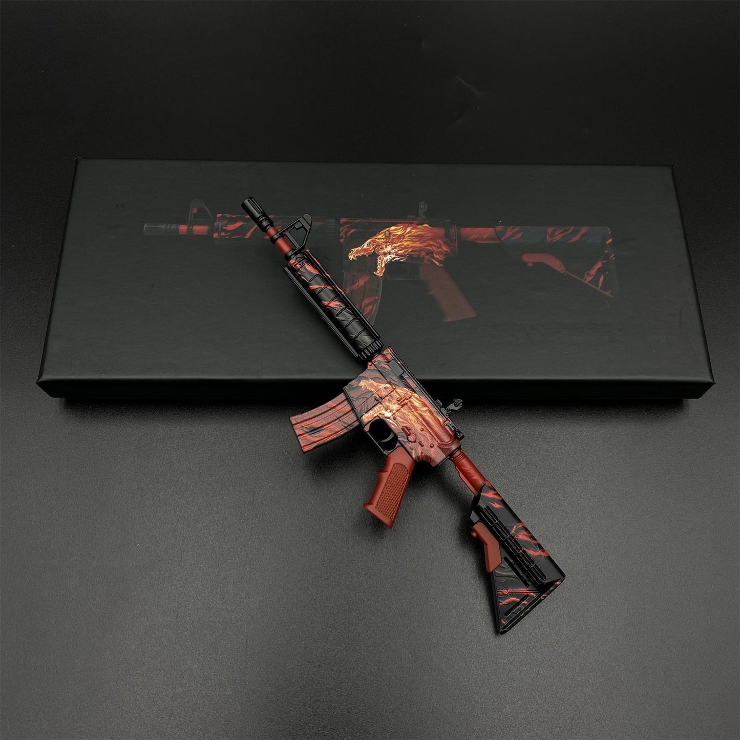 Metal Tiny CS M4A4 Howl Gun Miniature For Collection
