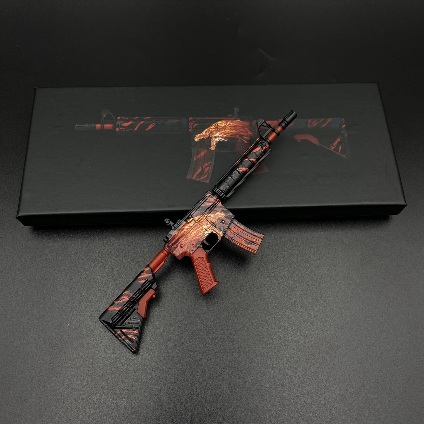 Metal Tiny CS M4A4 Howl Gun Miniature For Collection