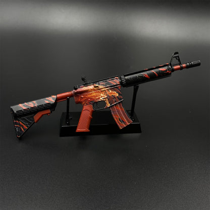 Metal Tiny CS M4A4 Howl Gun Miniature For Collection