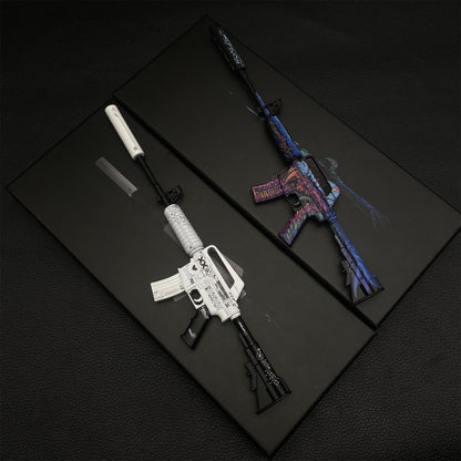 Top Rank Printstream Hyper Beast M4A1-S Gun Miniature For Collection