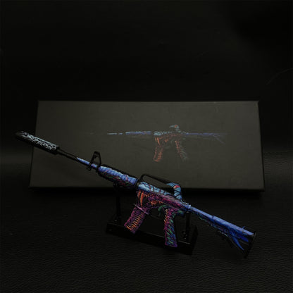 Top Rank Printstream Hyper Beast M4A1-S Gun Miniature For Collection