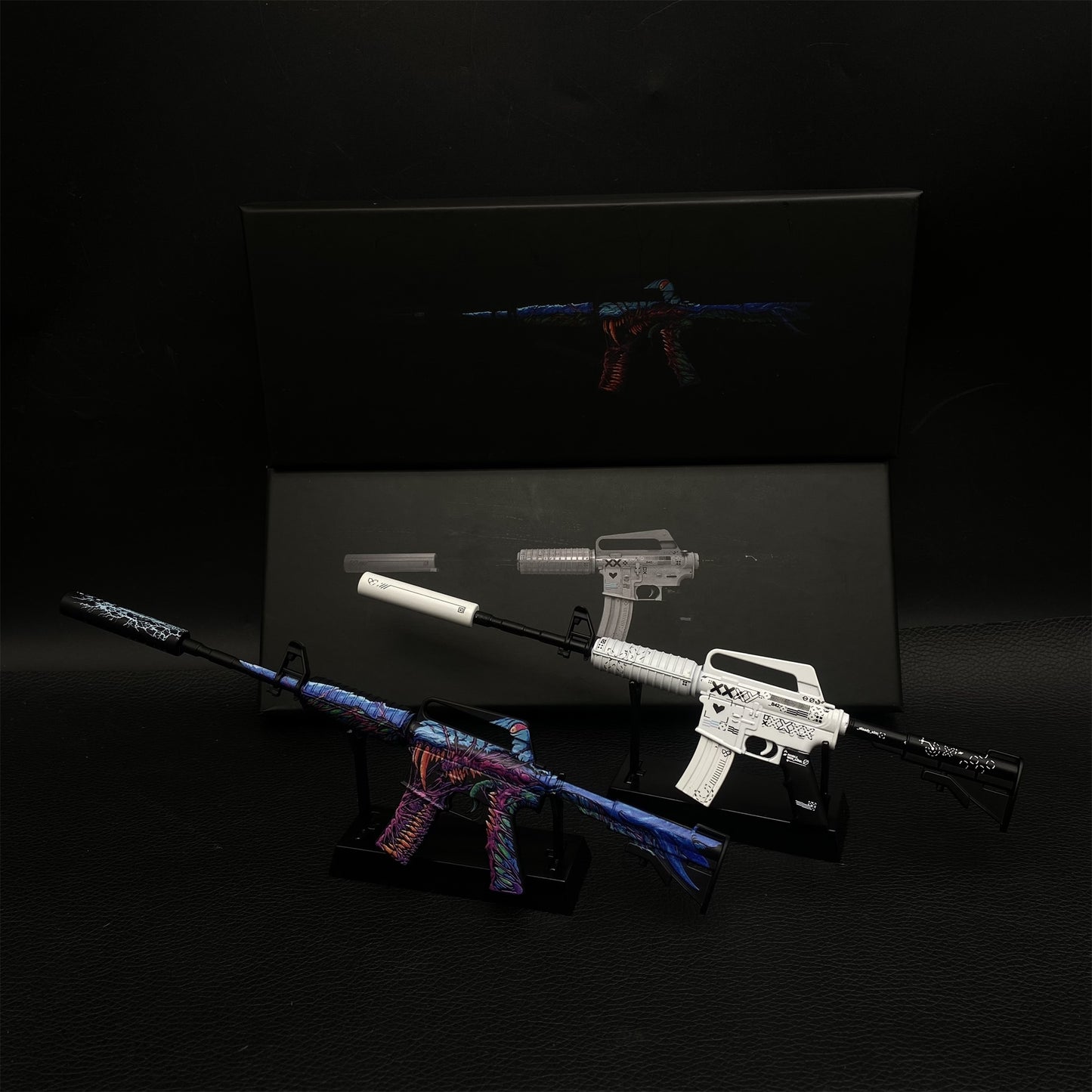 Top Rank Printstream Hyper Beast M4A1-S Gun Miniature For Collection