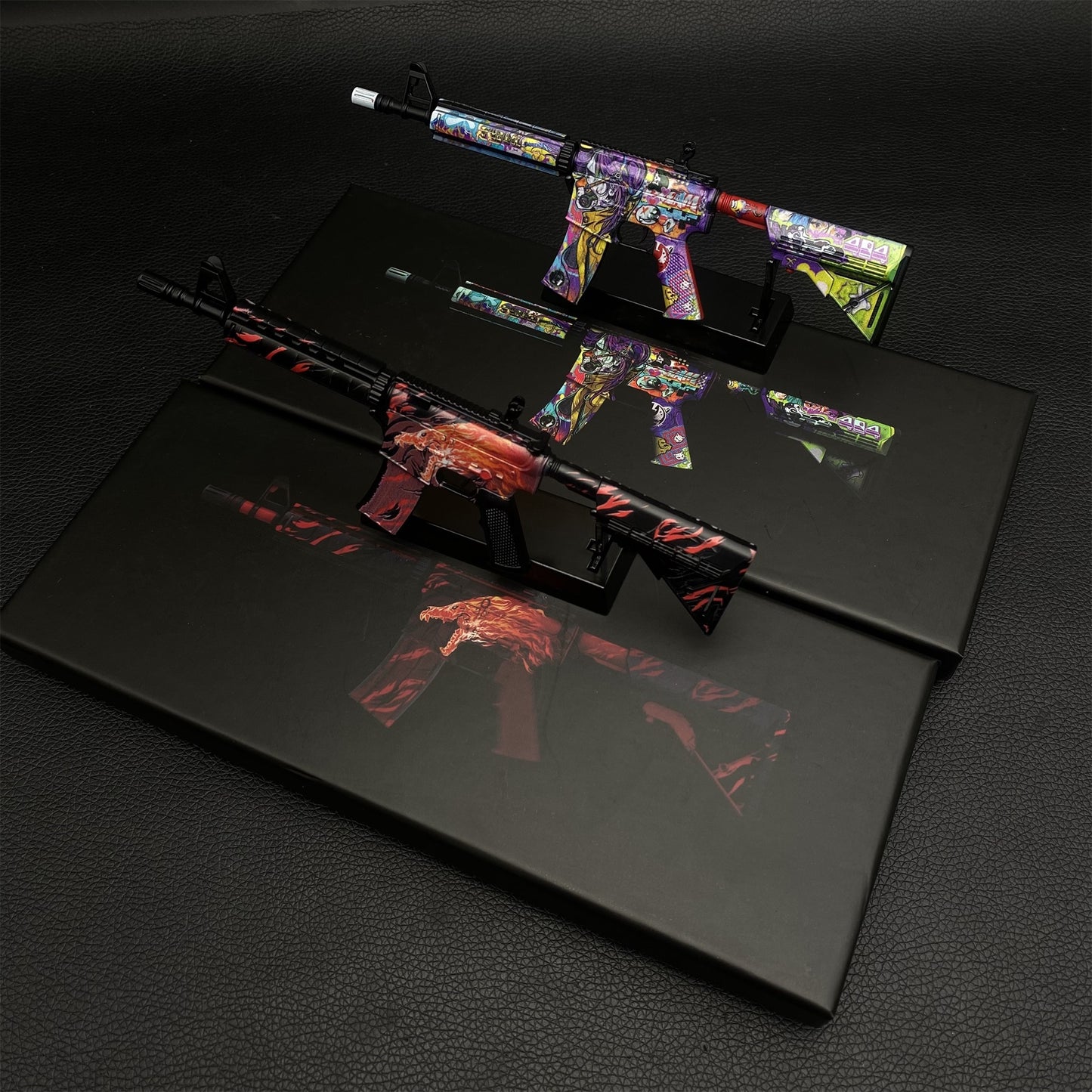 Most Popular Howl In Living Color Skin M4A4 Gun Miniature For Display