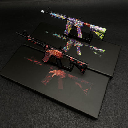 Most Popular Howl In Living Color Skin M4A4 Gun Miniature For Display