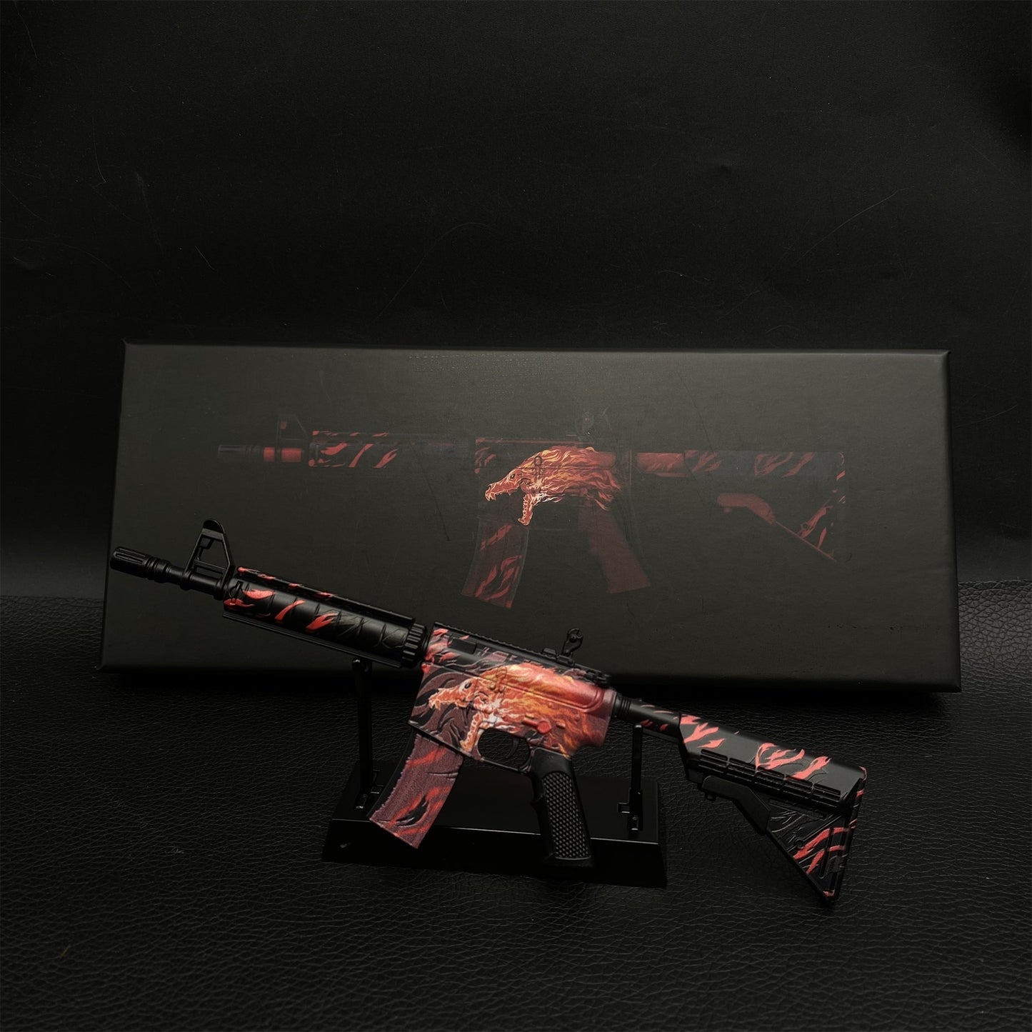 Most Popular Howl In Living Color Skin M4A4 Gun Miniature For Display