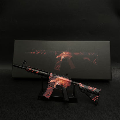 Most Popular Howl In Living Color Skin M4A4 Gun Miniature For Display